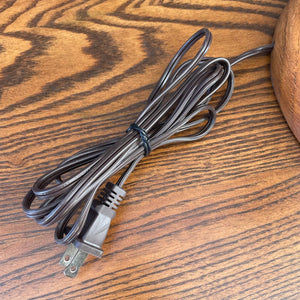 Mid-Century Modern Walnut & Brass Table Lamp, c.1950’s