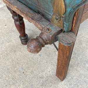 Vintage Outdoor Garden Boho Style Bench, c.1960’s