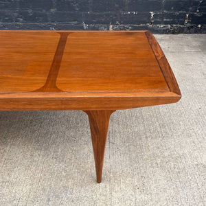 Mid-Century Modern Sculpted Walnut Coffee Table, c.1950’s