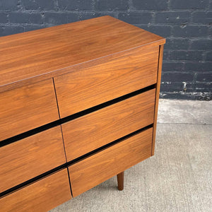 Mid-Century Modern 9-Drawer Walnut Dresser, c.1950’s