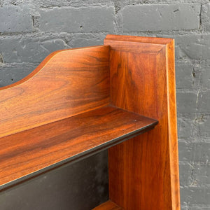 Mid-Century Modern Walnut Pyramid Bookcase by Merton Gershun for Dillingham, c.1950’s