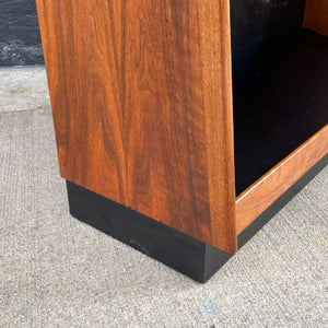 Mid-Century Modern Walnut Pyramid Bookcase by Merton Gershun for Dillingham, c.1950’s