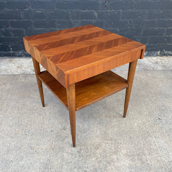 Mid-Century Modern Walnut Two-Tier Side Table by Lane, c.1950’s