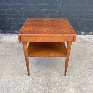 Mid-Century Modern Walnut Two-Tier Side Table by Lane, c.1950’s