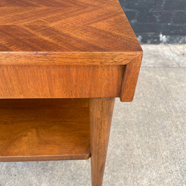 Mid-Century Modern Walnut Two-Tier Side Table by Lane, c.1950’s