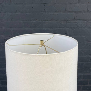 Richard Barr Brutalist Iron Table Lamp for Laurel, c.1960’s