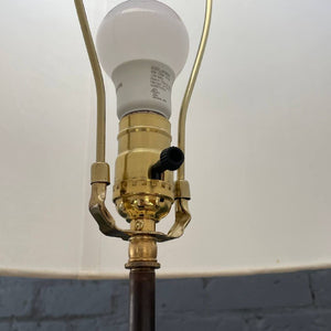 Richard Barr Brutalist Iron Table Lamp for Laurel, c.1960’s