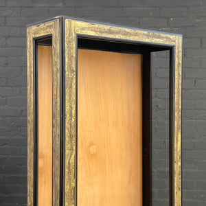 Bernard Rhone Acid Etched Brass Etagere Bookshelf for Mastercraft, c.1970’s