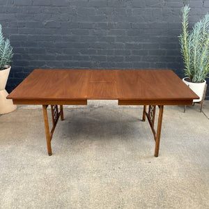 Expanding Mid-Century Modern Walnut Dining Table, c.1960’s