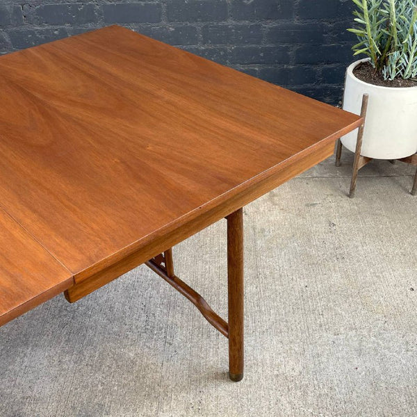 Expanding Mid-Century Modern Walnut Dining Table, c.1960’s
