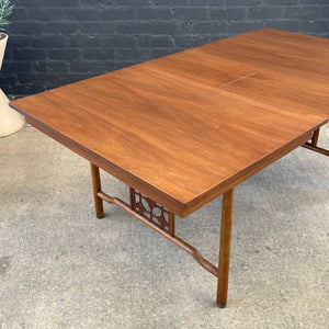 Expanding Mid-Century Modern Walnut Dining Table, c.1960’s