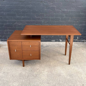 Mid-Century Modern Writing Desk by John Keal for Brown Saltman, c.1950’s
