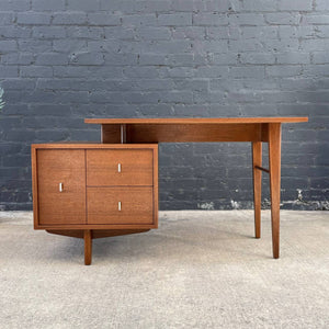 Mid-Century Modern Writing Desk by John Keal for Brown Saltman, c.1950’s