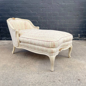 Vintage French Provincial Style Chaise Lounge Chair, c.1950’s