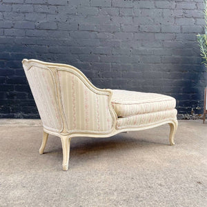 Vintage French Provincial Style Chaise Lounge Chair, c.1950’s