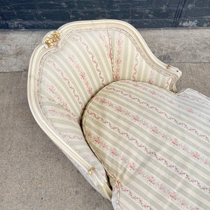 Vintage French Provincial Style Chaise Lounge Chair, c.1950’s