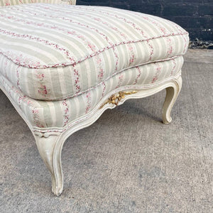 Vintage French Provincial Style Chaise Lounge Chair, c.1950’s