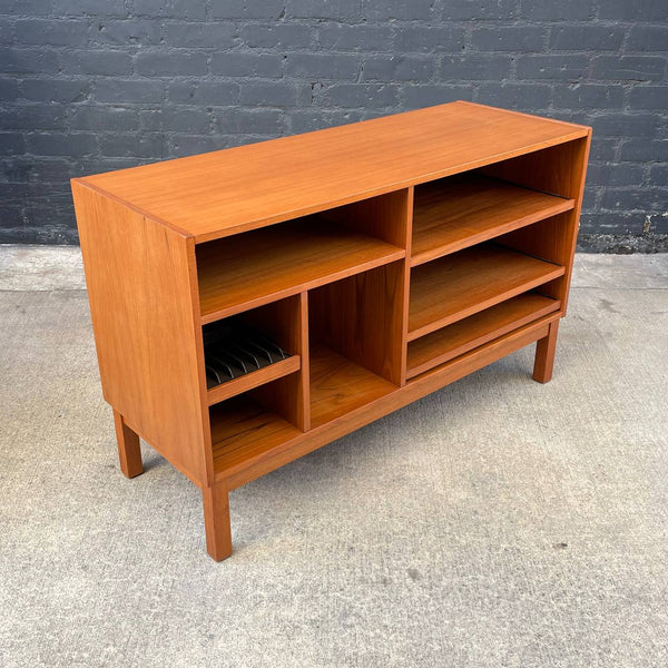 Mid-Century Danish Modern Teak Credenza with Trays, c.1970’s