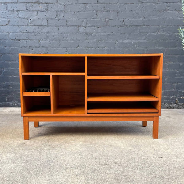 Mid-Century Danish Modern Teak Credenza with Trays, c.1970’s