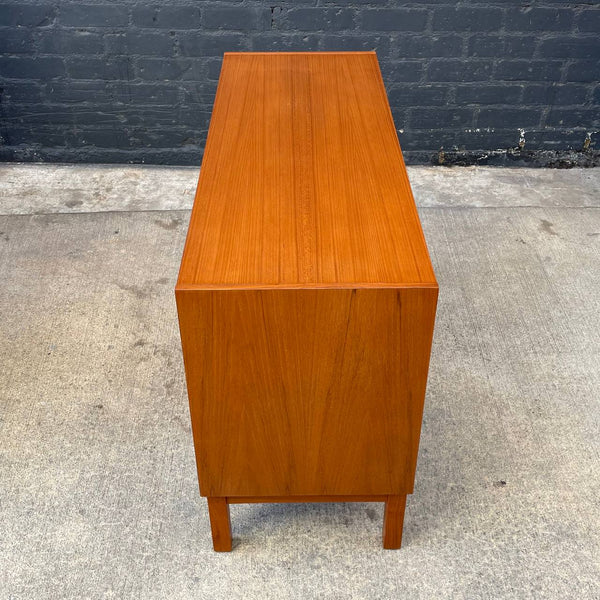 Mid-Century Danish Modern Teak Credenza with Trays, c.1970’s