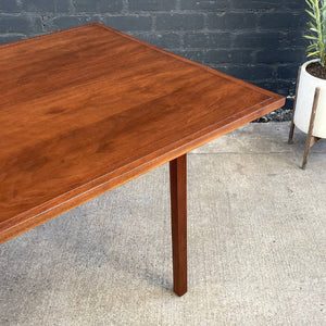 Expanding Mid-Century Modern Walnut Dining Table by Milo Baughman for Directional, c.1950’s