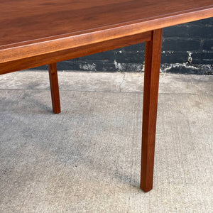 Expanding Mid-Century Modern Walnut Dining Table by Milo Baughman for Directional, c.1950’s