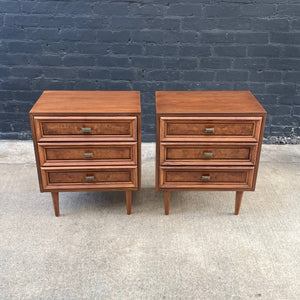 Pair of Mid-Century Modern Walnut Night Stands by American of Martinsville, c.1950’s