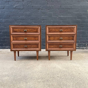 Pair of Mid-Century Modern Walnut Night Stands by American of Martinsville, c.1950’s