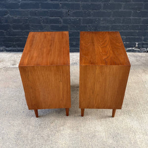 Pair of Mid-Century Modern Walnut Night Stands by American of Martinsville, c.1950’s