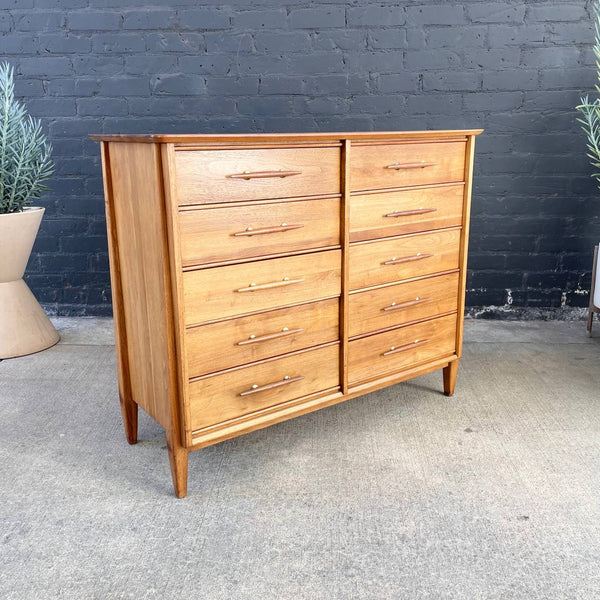 Mid-Century Modern Highboy Dresser by Davis Cabinet, c. 1950’s