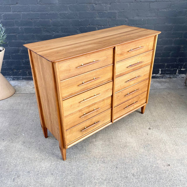 Mid-Century Modern Highboy Dresser by Davis Cabinet, c. 1950’s