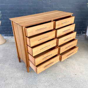 Mid-Century Modern Highboy Dresser by Davis Cabinet, c. 1950’s