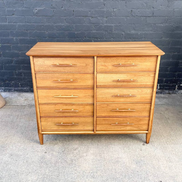 Mid-Century Modern Highboy Dresser by Davis Cabinet, c. 1950’s