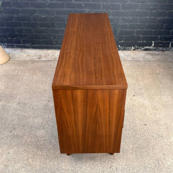 Mid-Century Modern 9-Drawer Walnut Dresser, c.1960’s