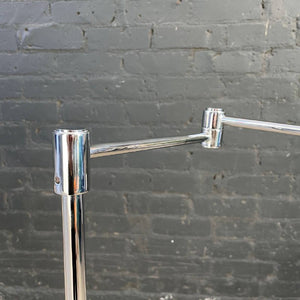 Mid-Century Modern Chrome Swinging Arm Floor Lamp, c.1970’s