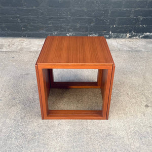 Set of Mid-Century Danish Modern Teak Cube Nesting Tables by Kai Kristiansen, c.1960’s