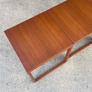 Set of Mid-Century Danish Modern Teak Cube Nesting Tables by Kai Kristiansen, c.1960’s