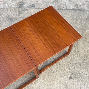 Set of Mid-Century Danish Modern Teak Cube Nesting Tables by Kai Kristiansen, c.1960’s