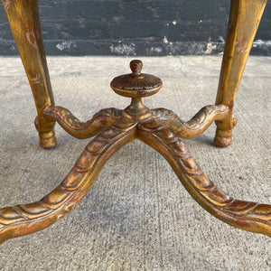 Pair of French Louis XVI  Style Giltwood Stools