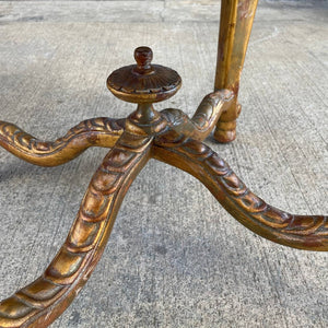 Pair of French Louis XVI  Style Giltwood Stools