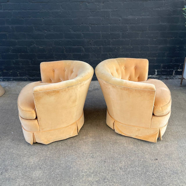 Pair of Mid-Century Modern Swivel Club Chairs by Drexel Heritage, 1960’s