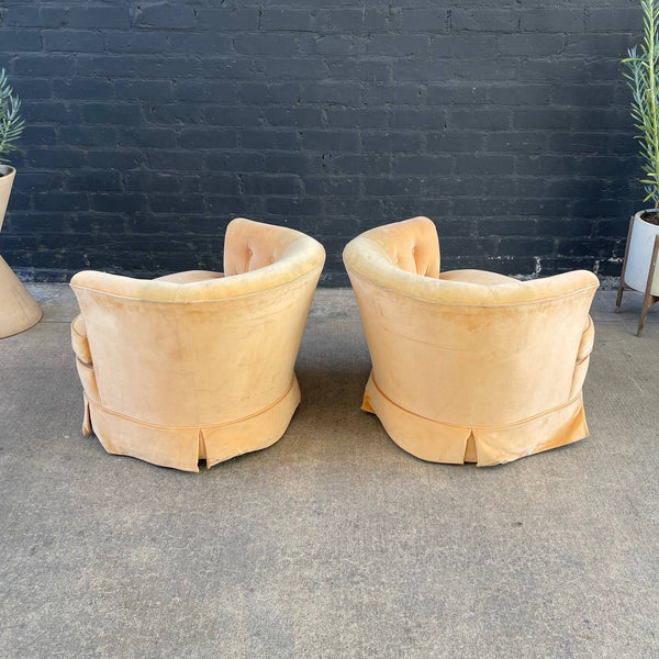Pair of Mid-Century Modern Swivel Club Chairs by Drexel Heritage, 1960’s