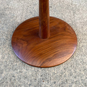 Pair of Mid-Century Modern Tulip Style Travertine Side Tables, c.1960’s