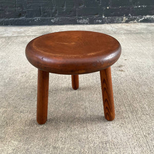 Mid-Century Modern Charlotte Perriand Style Tripod Stool