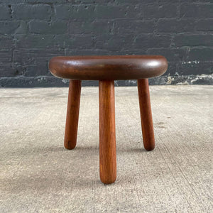 Mid-Century Modern Charlotte Perriand Style Tripod Stool