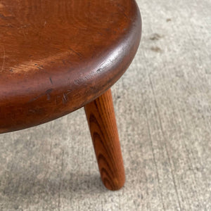 Mid-Century Modern Charlotte Perriand Style Tripod Stool