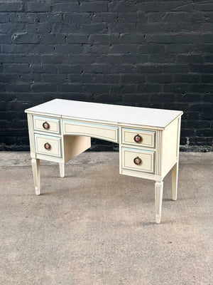 Vintage French Provincial Style Vanity Desk with Mirror, c.1960’s