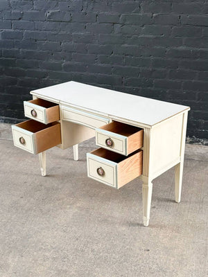 Vintage French Provincial Style Vanity Desk with Mirror, c.1960’s