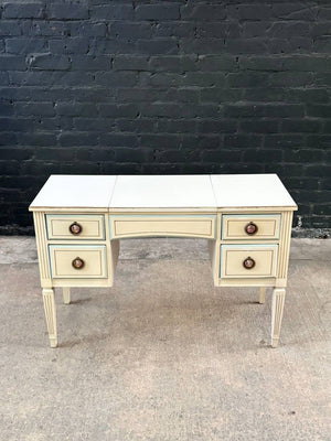 Vintage French Provincial Style Vanity Desk with Mirror, c.1960’s