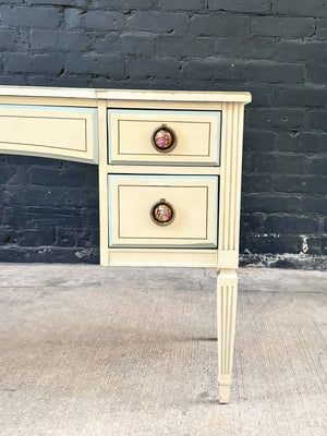 Vintage French Provincial Style Vanity Desk with Mirror, c.1960’s